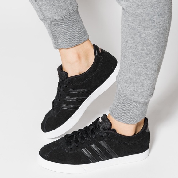 adidas Shoes - ADIDAS Neo Courtset Women’s Suede Sneakers sz 9.5